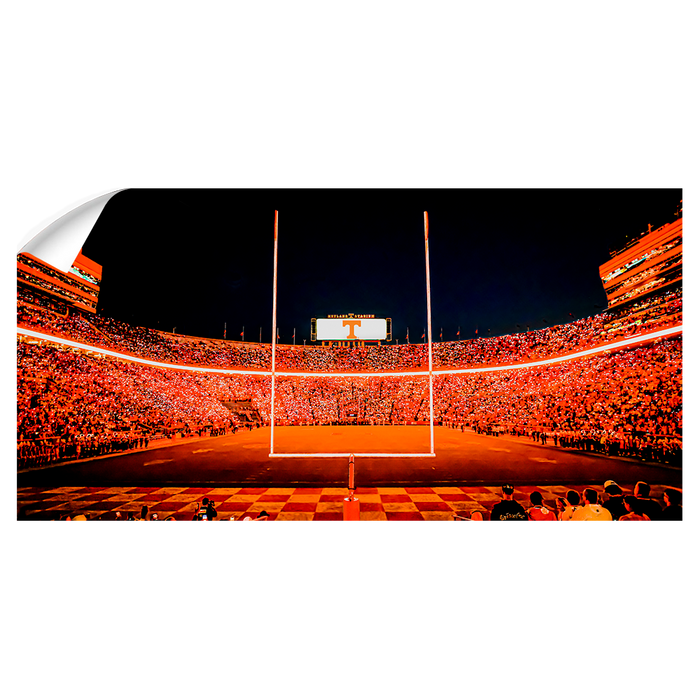 Tennessee Volunteers - Light Up Neyland Panoramic - College Wall Art #Wall Decal