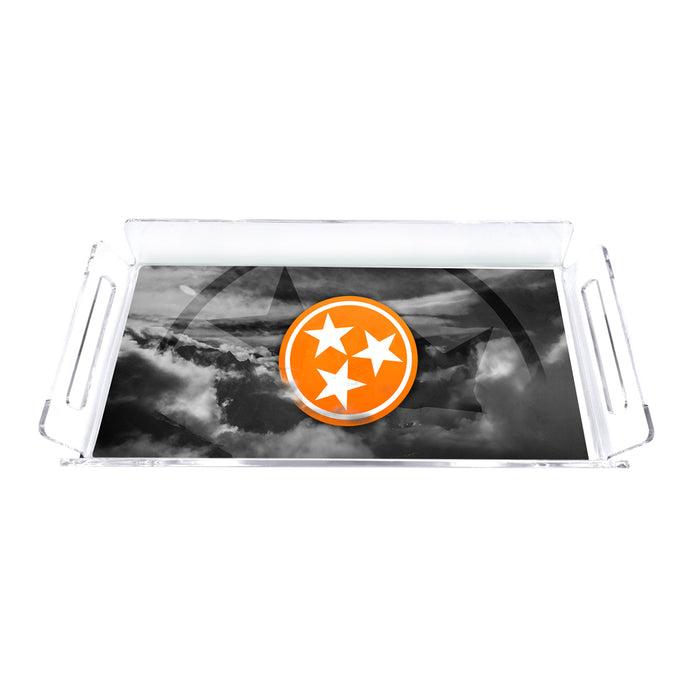 Tennessee Volunteers - Smokey Tri  Star Decorative Serving Tray