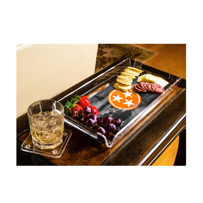 Tennessee Volunteers - Smokey Tri  Star Decorative Serving Tray