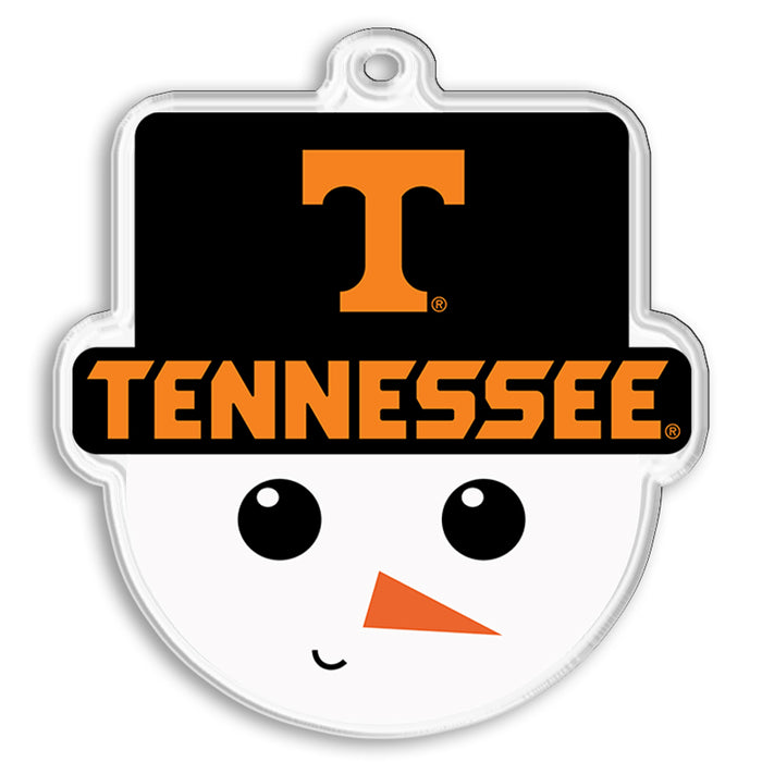 Tennessee Volunteers - Tennessee Snowman Face Ornament
