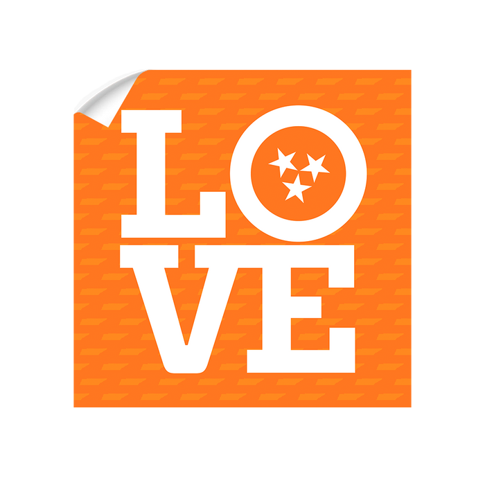 Tennessee Volunteers - TN Love - College Wall Art #Wall Decal