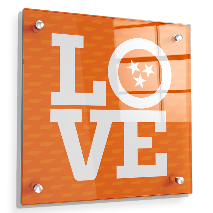 Tennessee Volunteers - TN Love - College Wall Art #Acrylic