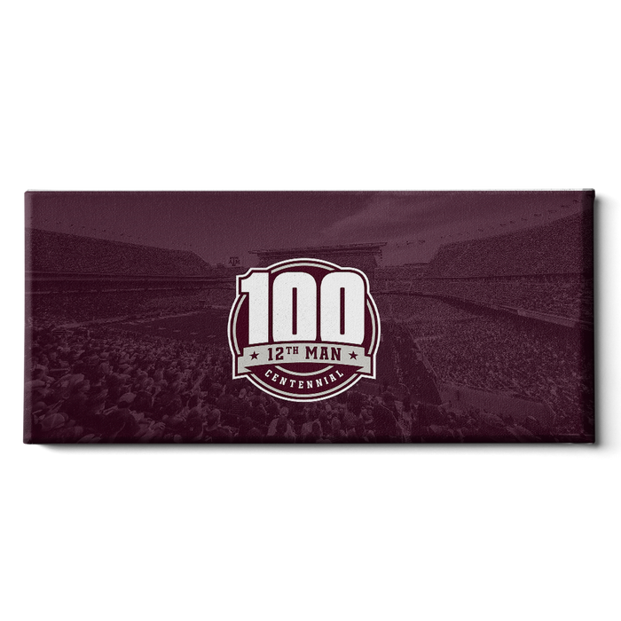 Texas A&M - 12th Man Centennial Kyle Field - College Wall Art #Canvas