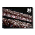 Texas A&M - Home of the 12th Man Centenial Seal - College Wall Art #Canvas