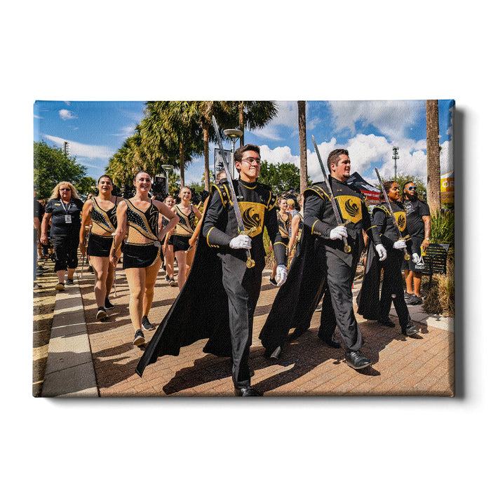 UCF Knights - Knight Walk - College Wall Art #Canvas