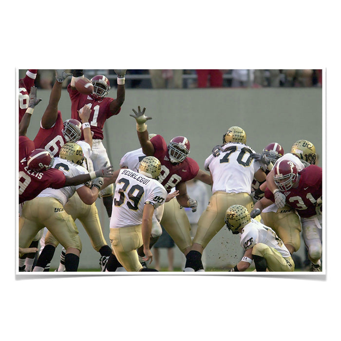 UCF vs. Alabama Winning Field Goal 2000 - College Wall Art #Photo Poster