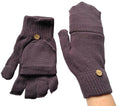 Unisex Convertible Fingerless Mittens (One Size)