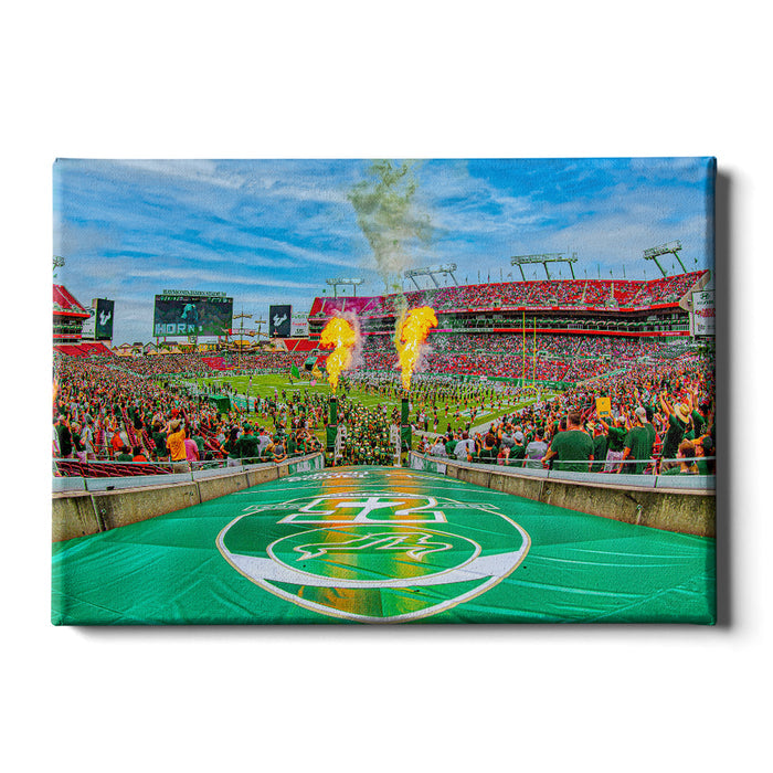 USF Bulls - Enter Bulls - College Wall Art  #Canvas
