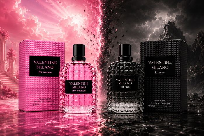 Valentine Milano His & Hers Eau de Parfum Gift Set 2 x 100ml by Fragrance Couture