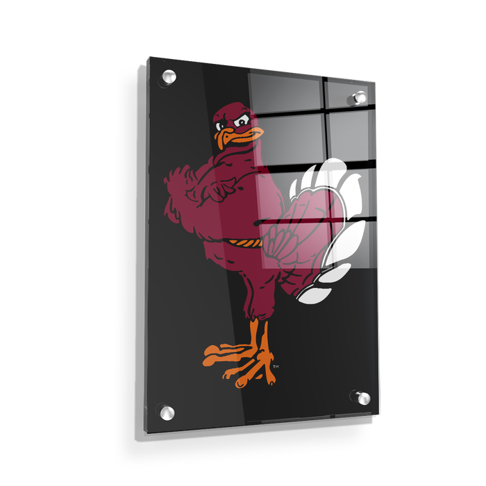 Virginia Tech Hokies - Hokie Bird 2 - College Wall Art #Acrylic