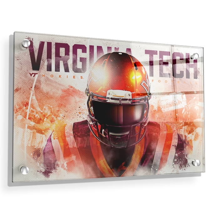 Virginia Tech Hokies - Hokie Double - College Wall Art #Acrylic