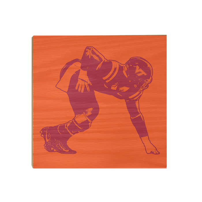Virginia Tech Hokies - VT Defense - College Wall Art #Wood