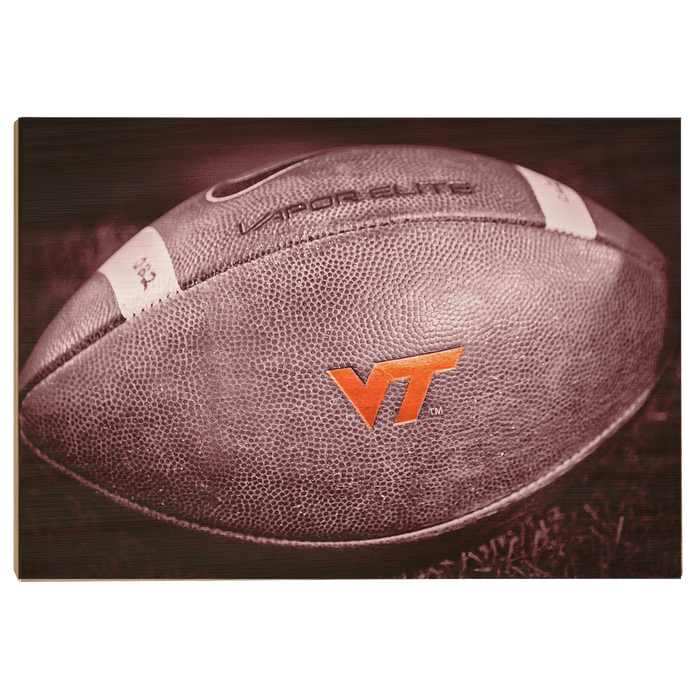 Virginia Tech Hokies - VT Football - College Wall Art #Wood
