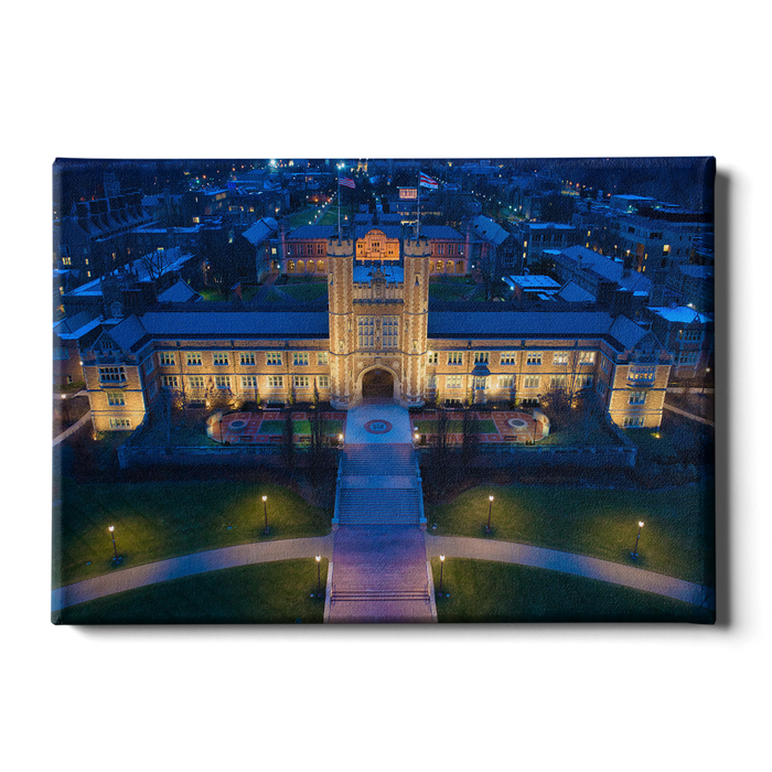 Washington University Bears - Nightfall - College Wall Art #Canvas