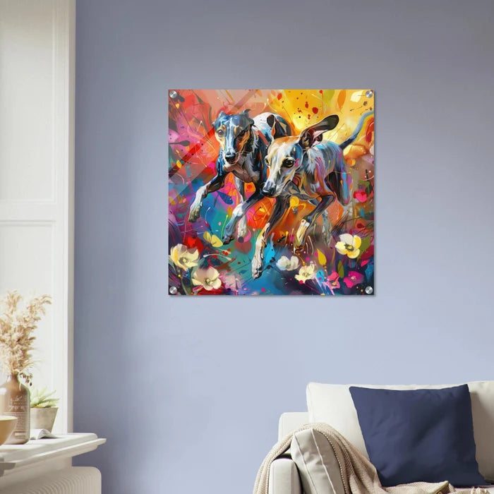 Whippets love playing 3 - Shop Ai Art WebShop - Digital Art online Store