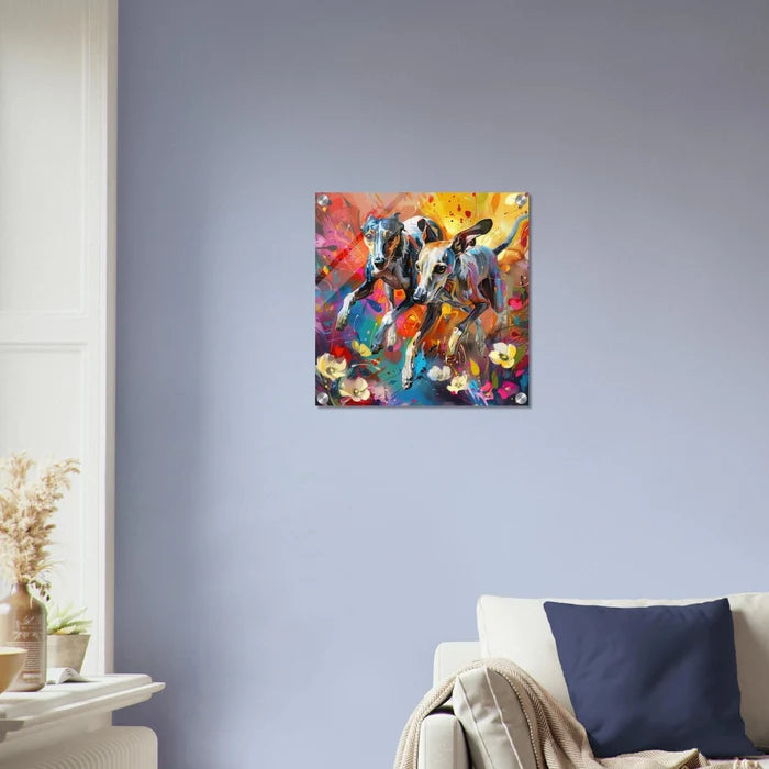 Whippets love playing 3 - Shop Ai Art WebShop - Digital Art online Store