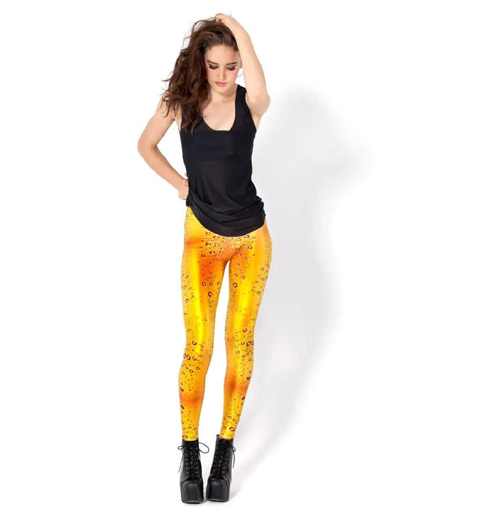 Women's 3D Print Leggings (S/M–XXL)