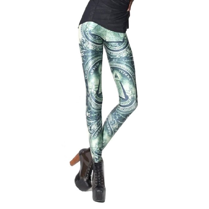 Women's 3D Print Leggings (S/M–XXL)
