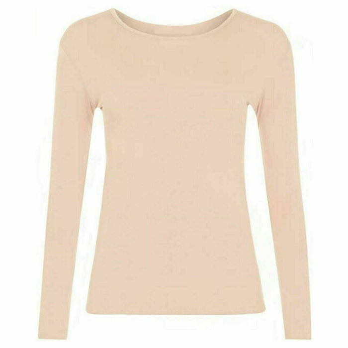 Women's Long-Sleeve Scoop-Neck T-Shirt (S–3XL)