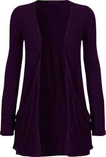 Women's Relaxed Cardigan with Pockets (UK 6–24)