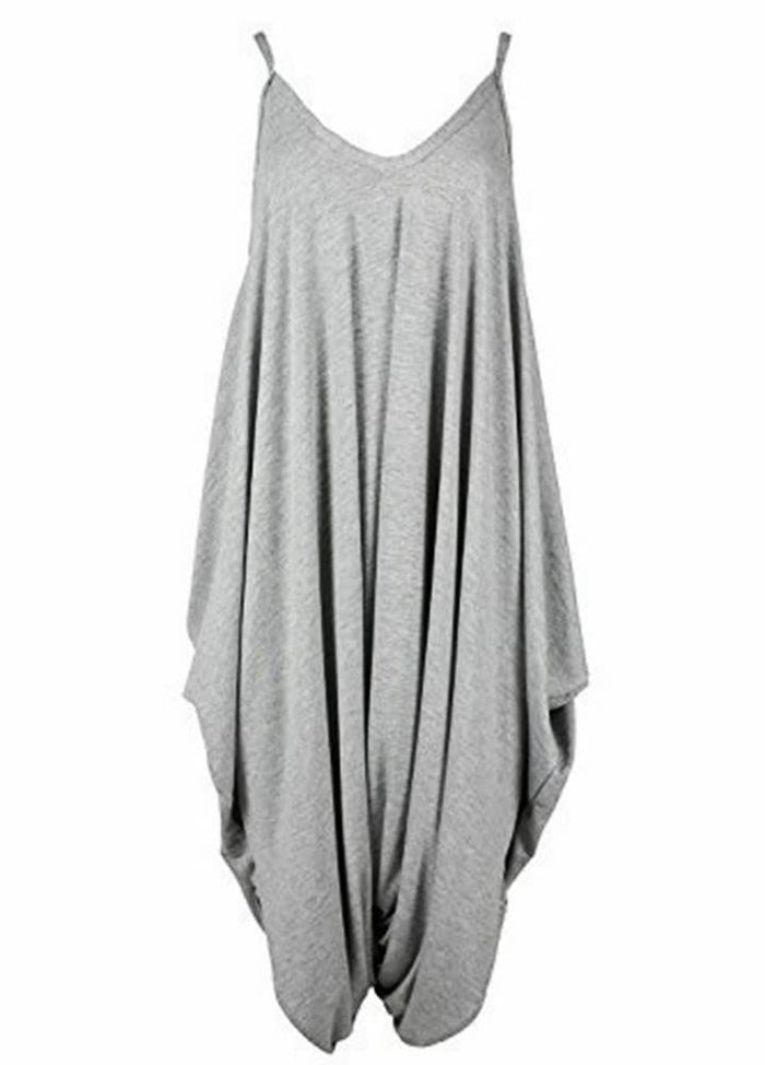 Women's Sleeveless V-Neck Jumpsuit (One Size)