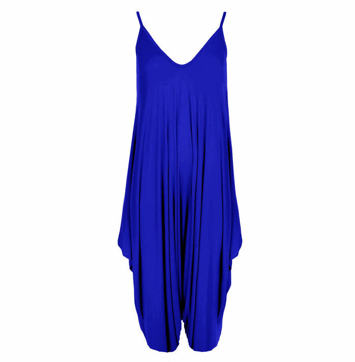 Women's Sleeveless V-Neck Jumpsuit (One Size)