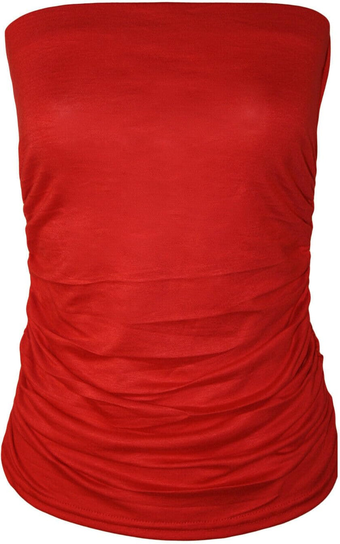 Women's Strapless Bandeau Tube Top (S–L & XXL–3XL)