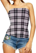 M / White Tartan