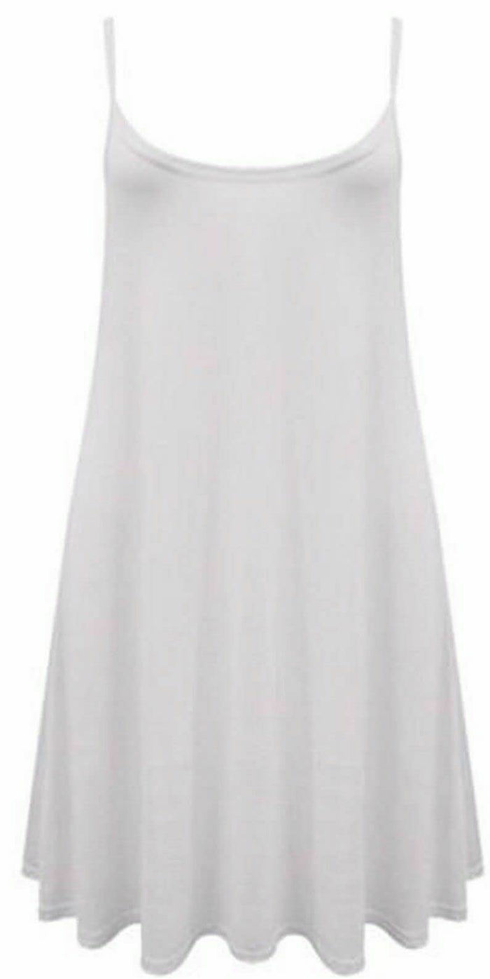 Women's Strappy Cami Swing Dress (M & XL–3XL)