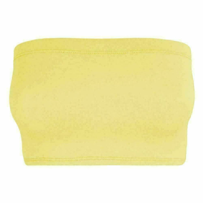 Women's Stretch Bandeau Crop Top (S/M–3XL)