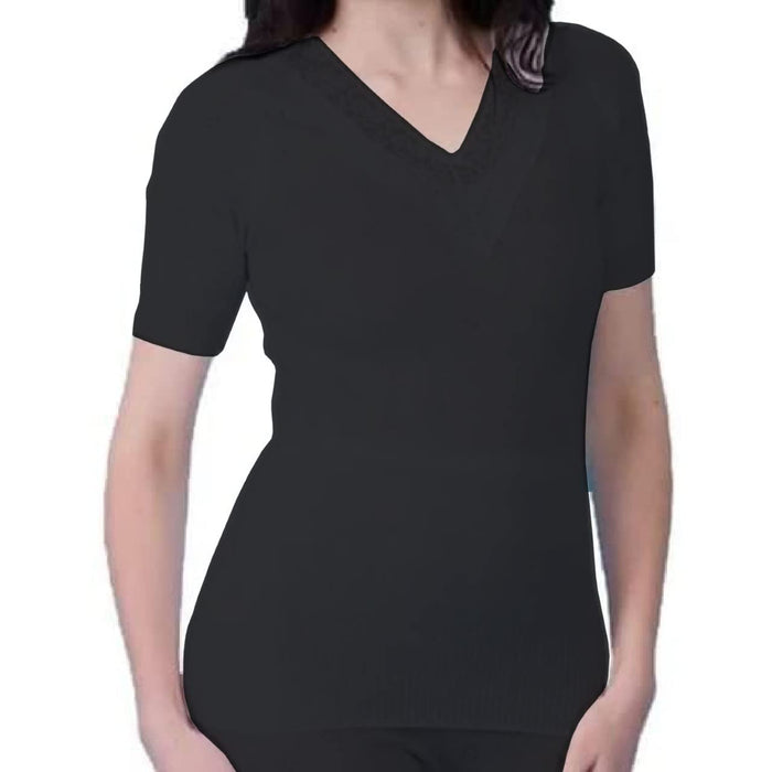 Women's Thermal Base Layers – V-Neck or Round Neck (S–3XL)