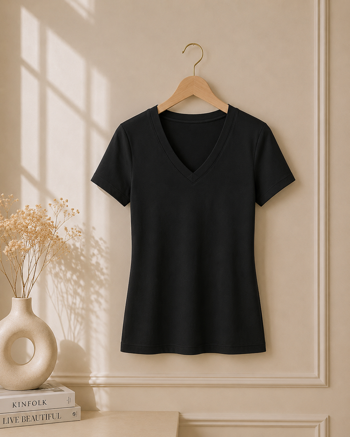 Women's Thermal Tops & Vests – V-Neck or Round Neck (S–3XL)
