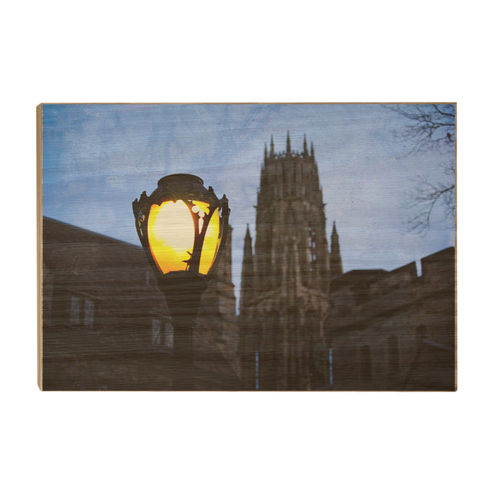 Yale Bulldogs - Dawn Harkness Tower - College Wall Art #Wood
