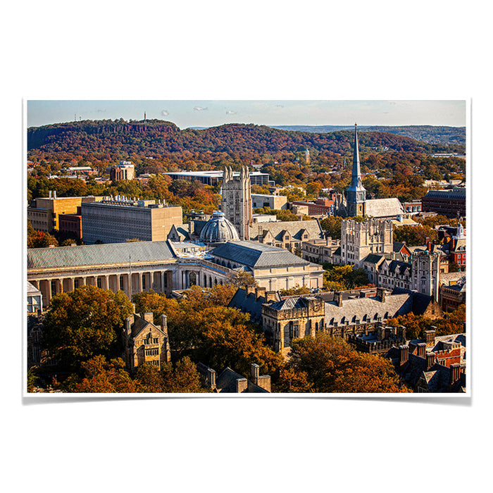 Yale Bulldogs - Yale Autumn Aerial #Poster