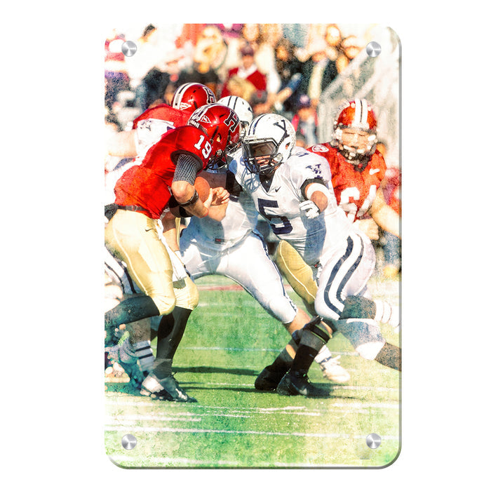 Yale Bulldogs - Yale Football - College Wall Art #Metal