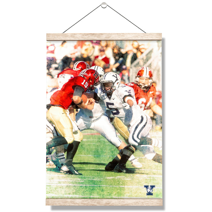 Yale Bulldogs - Yale Football - College Wall Art #Hanging Canvas